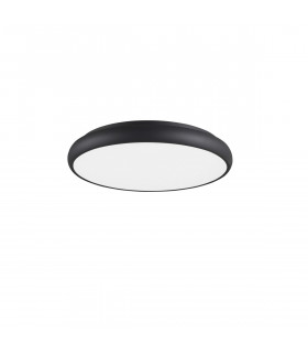 Gap 61cm Integrated LED Semi Flush Light Black Aluminium LED 62W 3410Lm 3000K-1