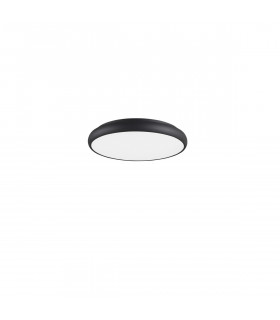 Gap 41cm Integrated LED Semi Flush Light Black Aluminium LED 38W 2090Lm 3000K-2