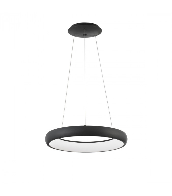 Albi 41cm Integrated LED Pendant Ceiling Light Dimmable Sandy Black Aluminium LED 32W 1950Lm 3000K-1