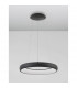 Albi 41cm Integrated LED Pendant Ceiling Light Dimmable Sandy Black Aluminium LED 32W 1950Lm 3000K-4