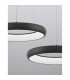 Albi 41cm Integrated LED Pendant Ceiling Light Dimmable Sandy Black Aluminium LED 32W 1950Lm 3000K-5