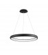 Albi 61cm Integrated LED Pendant Ceiling Light Sandy Black Aluminium LED 50W 2500Lm 3000K-1