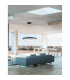 Albi 61cm Integrated LED Pendant Ceiling Light Sandy Black Aluminium LED 50W 2500Lm 3000K-2