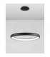 Albi 61cm Integrated LED Pendant Ceiling Light Sandy Black Aluminium LED 50W 2500Lm 3000K-4
