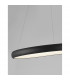 Albi 61cm Integrated LED Pendant Ceiling Light Sandy Black Aluminium LED 50W 2500Lm 3000K-8