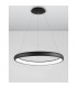 Albi 81cm Integrated LED Pendant Ceiling Light Sandy Black Aluminium LED 80W 4000Lm 3000K-5