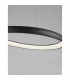 Albi 81cm Integrated LED Pendant Ceiling Light Sandy Black Aluminium LED 80W 4000Lm 3000K-8