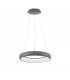 Albi 41cm Integrated LED Pendant Ceiling Light Sandy Grey Aluminium LED 32W 1950Lm 3000K-1