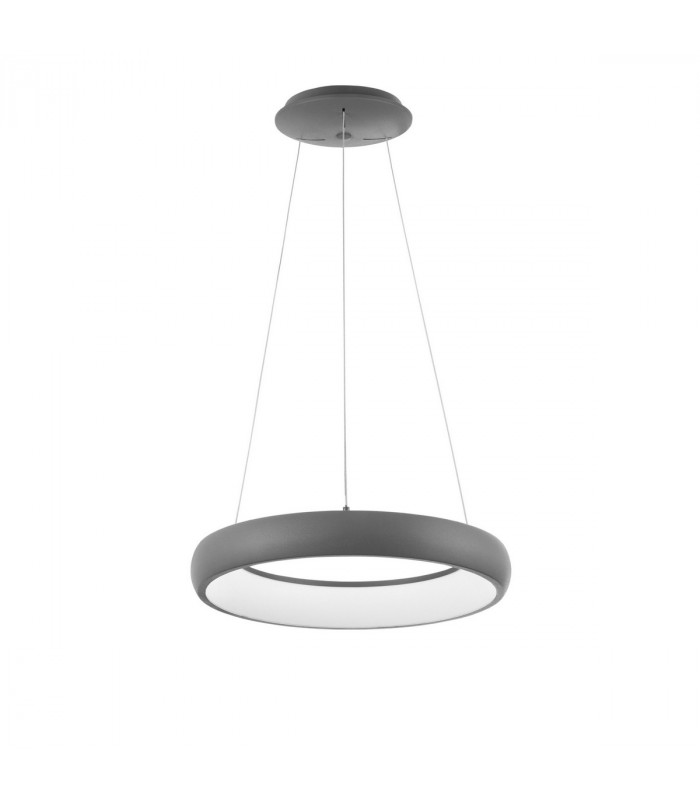 Albi 41cm Integrated LED Pendant Ceiling Light Sandy Grey Aluminium LED 32W 1950Lm 3000K-1