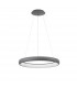 Albi 61cm Integrated LED Pendant Ceiling Light Sandy Grey Aluminium LED 50W 3250Lm 3000K-1