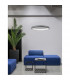 Albi 61cm Integrated LED Pendant Ceiling Light Sandy Grey Aluminium LED 50W 3250Lm 3000K-2