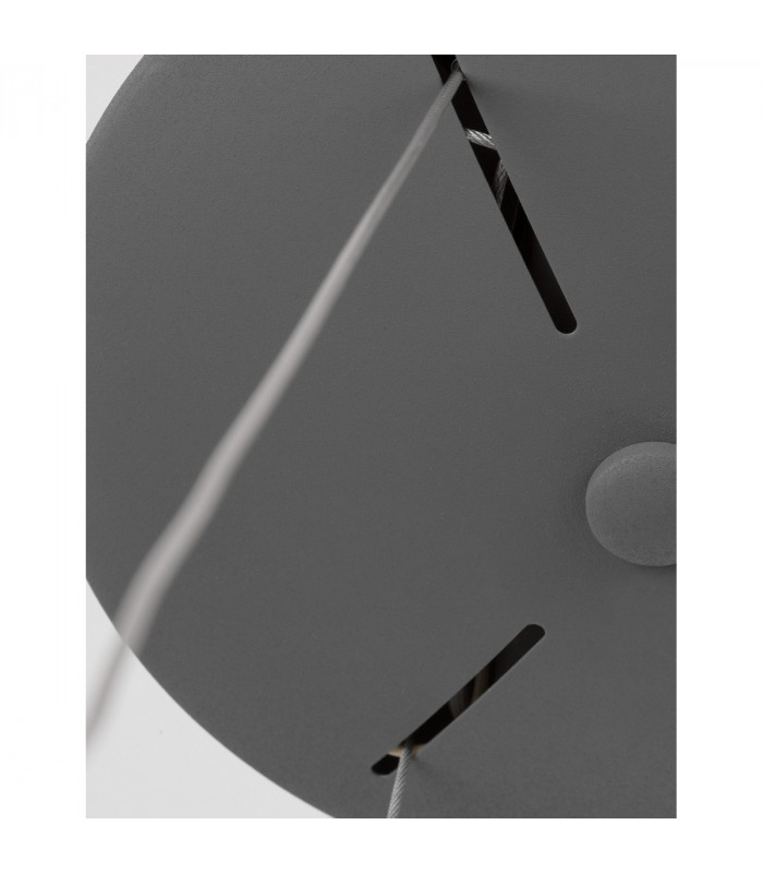 Albi 61cm Integrated LED Pendant Ceiling Light Sandy Grey Aluminium LED 50W 3250Lm 3000K-6
