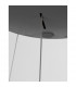 Albi 61cm Integrated LED Pendant Ceiling Light Sandy Grey Aluminium LED 50W 3250Lm 3000K-7