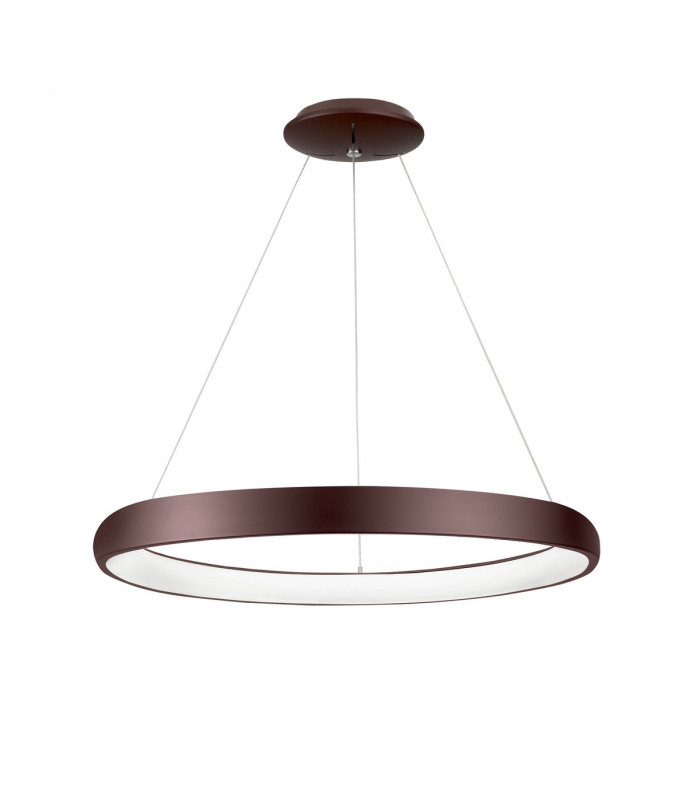 Albi 61cm Integrated LED Pendant Ceiling Light Coffee Brown Aluminium LED 50W 2500Lm 3000K-1