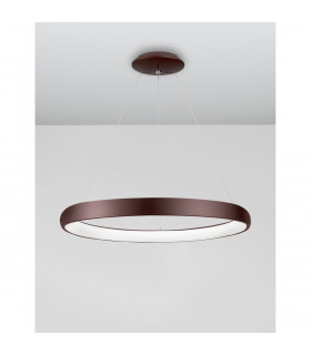 Albi 61cm Integrated LED Pendant Ceiling Light Coffee Brown Aluminium LED 50W 2500Lm 3000K-2