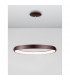 Albi 61cm Integrated LED Pendant Ceiling Light Coffee Brown Aluminium LED 50W 2500Lm 3000K-3