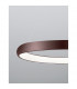 Albi 61cm Integrated LED Pendant Ceiling Light Coffee Brown Aluminium LED 50W 2500Lm 3000K-4