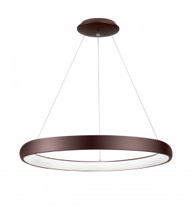 Albi 81cm Integrated LED Pendant Ceiling Light Coffee Brown Aluminium LED 80W 4000Lm 3000K-1