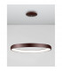 Albi 81cm Integrated LED Pendant Ceiling Light Coffee Brown Aluminium LED 80W 4000Lm 3000K-3