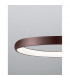 Albi 81cm Integrated LED Pendant Ceiling Light Coffee Brown Aluminium LED 80W 4000Lm 3000K-4
