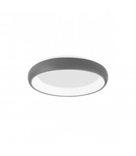 Albi 41cm Integrated LED Semi Flush Light Sandy Grey Aluminium LED 32W 1950Lm 3000K-1