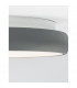 Albi 41cm Integrated LED Semi Flush Light Sandy Grey Aluminium LED 32W 1950Lm 3000K-5
