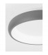 Albi 41cm Integrated LED Semi Flush Light Sandy Grey Aluminium LED 32W 1950Lm 3000K-6