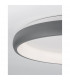 Albi 61cm Integrated LED Semi Flush Light Sandy Grey Aluminium LED 50W 3250Lm 3000K-6
