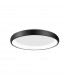 Albi 61cm Integrated LED Semi Flush Light Black Aluminium LED 50W 2750Lm 3000K-1