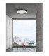 Albi 61cm Integrated LED Semi Flush Light Black Aluminium LED 50W 2750Lm 3000K-2