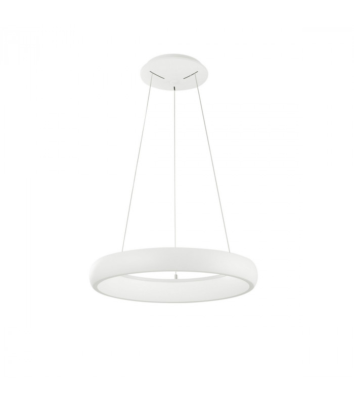 Albi 41cm Integrated LED Pendant Ceiling Light Sandy White Aluminium LED 32W 1950Lm 3000K-1
