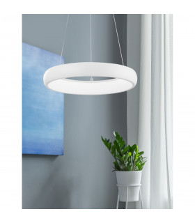 Albi 41cm Integrated LED Pendant Ceiling Light Sandy White Aluminium LED 32W 1950Lm 3000K-2