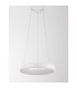 Albi 41cm Integrated LED Pendant Ceiling Light Sandy White Aluminium LED 32W 1950Lm 3000K-3