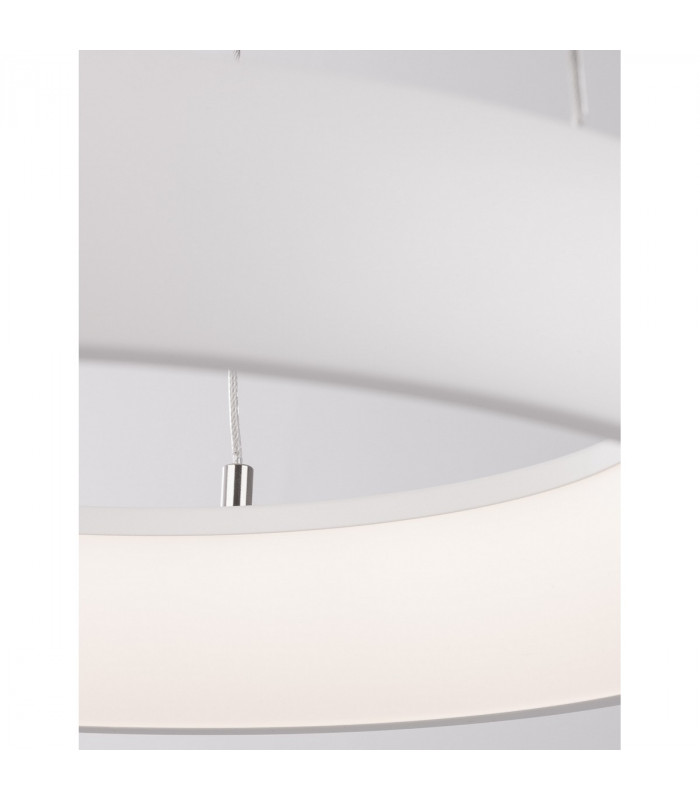 Albi 41cm Integrated LED Pendant Ceiling Light Sandy White Aluminium LED 32W 1950Lm 3000K-6