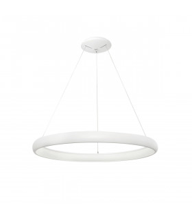 Albi 61cm Integrated LED Pendant Ceiling Light Sandy White Aluminium LED 50W 2500Lm 3000K-1