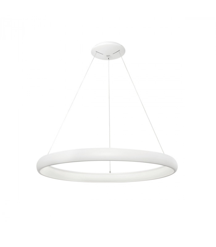 Albi 61cm Integrated LED Pendant Ceiling Light Sandy White Aluminium LED 50W 2500Lm 3000K-1