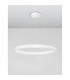 Albi 61cm Integrated LED Pendant Ceiling Light Sandy White Aluminium LED 50W 2500Lm 3000K-4