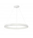 Albi 81cm Integrated LED Pendant Ceiling Light Sandy White Aluminium LED 80W 4000Lm 3000K-1