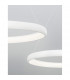 Albi 81cm Integrated LED Pendant Ceiling Light Sandy White Aluminium LED 80W 4000Lm 3000K-7