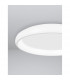 Albi 41cm Integrated LED Semi Flush Light White Aluminium LED 32W 1760Lm 3000K-5
