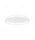Albi 61cm Integrated LED Semi Flush Light White Aluminium LED 50W 2750Lm 3000K-1