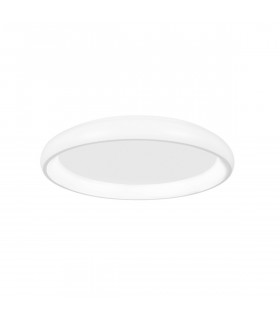 Albi 61cm Integrated LED Semi Flush Light White Aluminium LED 50W 2750Lm 3000K-1