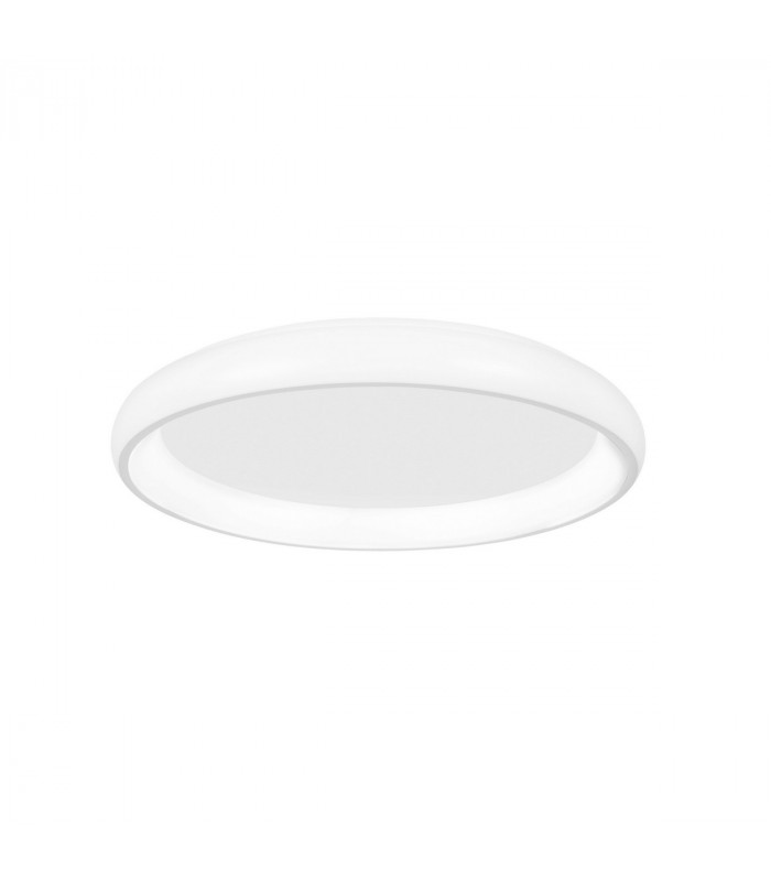 Albi 61cm Integrated LED Semi Flush Light White Aluminium LED 50W 2750Lm 3000K-1