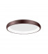 Albi 61cm Integrated LED Semi Flush Light Brown Aluminium LED 50W 2750Lm 3000K-1