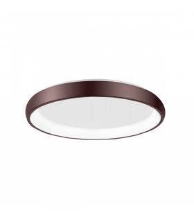 Albi 61cm Integrated LED Semi Flush Light Brown Aluminium LED 50W 2750Lm 3000K-1