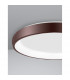 Albi 61cm Integrated LED Semi Flush Light Brown Aluminium LED 50W 2750Lm 3000K-3