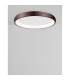 Albi 61cm Integrated LED Semi Flush Light Brown Aluminium LED 50W 2750Lm 3000K-4