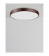 Albi 61cm Integrated LED Semi Flush Light Brown Aluminium LED 50W 2750Lm 3000K-5