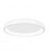 Albi 81cm Integrated LED Semi Flush Light White Aluminium LED 80W 4400Lm 3000K-1