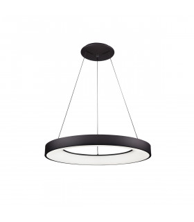 Rando Smart 60cm Integrated LED Pendant Ceiling Light Sandy Black Aluminium LED 50W 3250Lm 3000K - 4000K-1